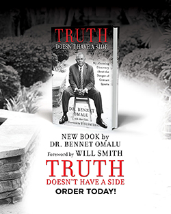 Book Truth Doesn't Have a Side by Dr. Bennet Omalu