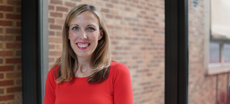 Dr. Amanda Phipps in the Health Sciences Building.